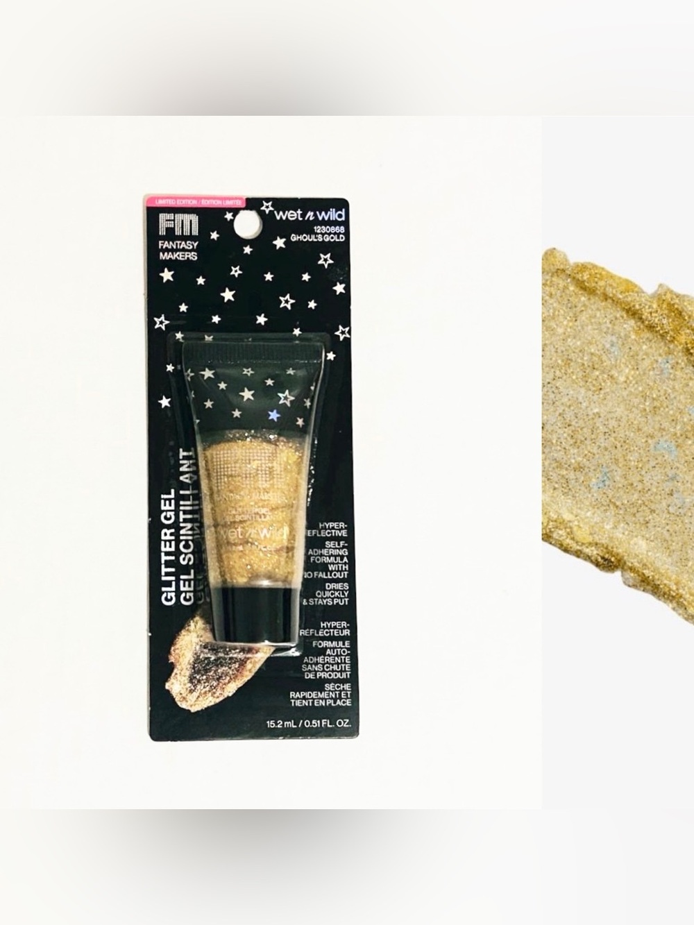 ⭐️5 For 25⭐️ Wet n Wild Fantasy Makers Glitter Gel Ghoul’s Gold
